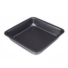 Plaque de cuisson carrée en acier au carbone antiadhésive pour barbecue, 22,5 cm