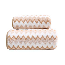 PRETXORVE Lot de 2 serviettes de bain douces et absorbantes