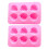 2 moules à sucettes en silicone en forme de rose 2