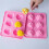 Moules à dessert en silicone en forme de rose (2 pièces) 5