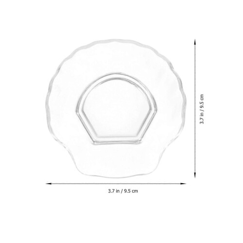 Soap Holder Bathroom Plastic for Storage 2Pcs Transparent Soap Dish 1