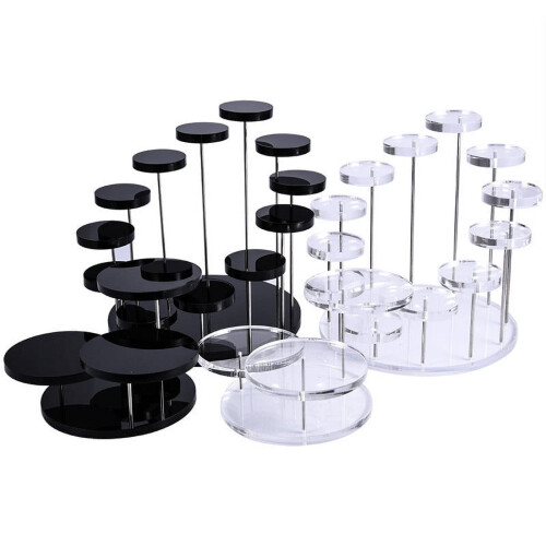 Akryl cupcake-stativ for smykker og desserter 2