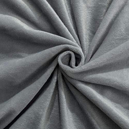 Fronha de veludo para travesseiro de corpo com zíper, 50 x 137 cm (20 x 54 polegadas) 1