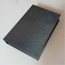 Stack Cover Fabric Cards Holder Textile Material Binding Sleeve Stack Fold Display Binder