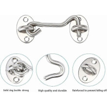 Metal Storage Hooks, Sheet Steel Tool Rack, Wall Mounted Steel Double U Wall Garden Tool Rack for Garage, Shed, Warehouse, Farm, Workbench (Pack of 10