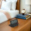 Black Compact Travel Clock Plastic Digital Flip Down Alarm 3