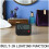 Black Compact Travel Clock Plastic Digital Flip Down Alarm 6