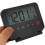 Black Compact Travel Clock Plastic Digital Flip Down Alarm 7
