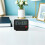 Black Compact Travel Clock Plastic Digital Flip Down Alarm 9