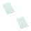 2Pcs Self-Adhesive Coffee Music Stickers Gold Embossed for Instruments 7