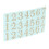 2Pcs Self-Adhesive Coffee Music Stickers Gold Embossed for Instruments 8