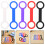 5Pcs Silicone Water Bottle Hand Holder Grip for Elderly Adaptive Aid 5