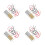 4Pcs Reusable Fruit Battery Science Kit with LED Iron Teaching Tool 4