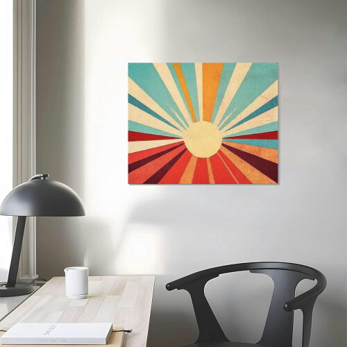 Bauhaus Sunburst -seinätaulu 2