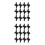 24Pcs Black Trampoline Pole Spacers Stable ABS Replacement Parts Set 2