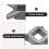 2St Vleesmaler Messen Set Roestvrij Accessoires 4