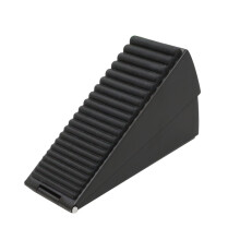 Elegante, mattschwarze 304 Feder-Türstopper - Erhöhte Sicherheit