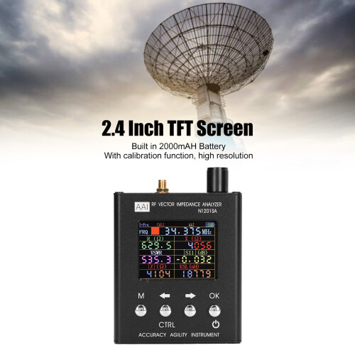 RF-Vektor-Impedanzanalysator Schwarz 2,4 Zoll 2000 mAh 2