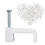 Attaches de câble plates blanches 10 mm – 200 pièces 1