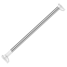 Barre de penderie réglable en acier inoxydable
