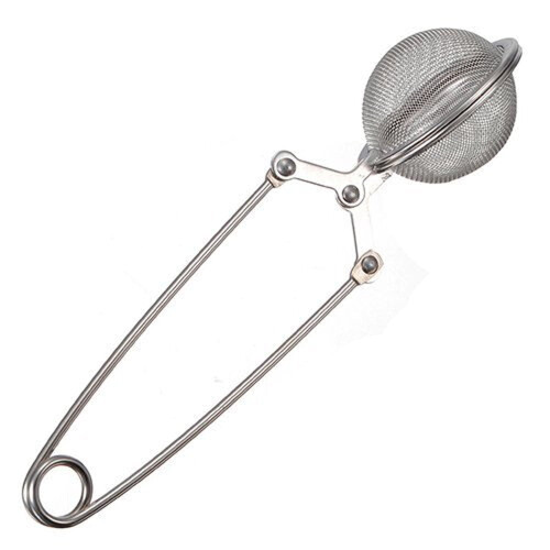 Tesi i rustfrit stål med kugle, 17,5 cm
