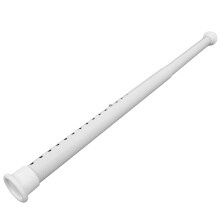 Tringle à rideaux extensible en acier inoxydable 54 cm