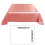 Ensemble de draps en satin de soie glacée, format queen, rose corail 3