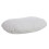 Cuscino ovale sfoderabile per cane 40 x 50 cm grigio chiaro 2