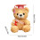 Graduation Bear Plush Toy Brown 7.1 inch 3