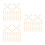 600Pièces En Bambou Beige Accessoires Gourmet 4