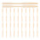 600Pièces En Bambou Beige Accessoires Gourmet 11