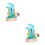 2Pièces Figurines En Résine Bouteilles Sable Décor Océan 2