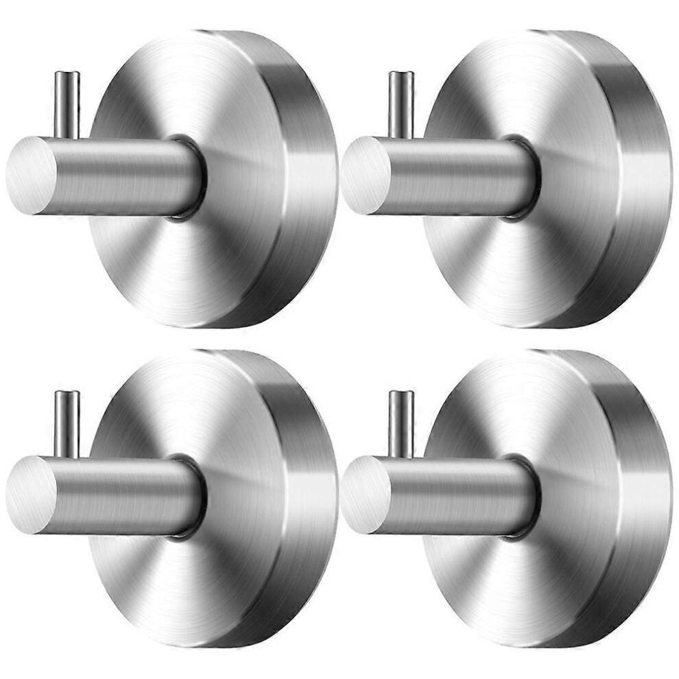 4Pcs Suction Cup Hooks, Towel Hooks, No Drilling Hooks, Suction Cup, Bathroom, Kitchen, Clothes Hooks 7802580258337