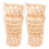 4Pcs Bamboo Hanging Flower Pots - Rustic Wall Basket for Home Decor 1