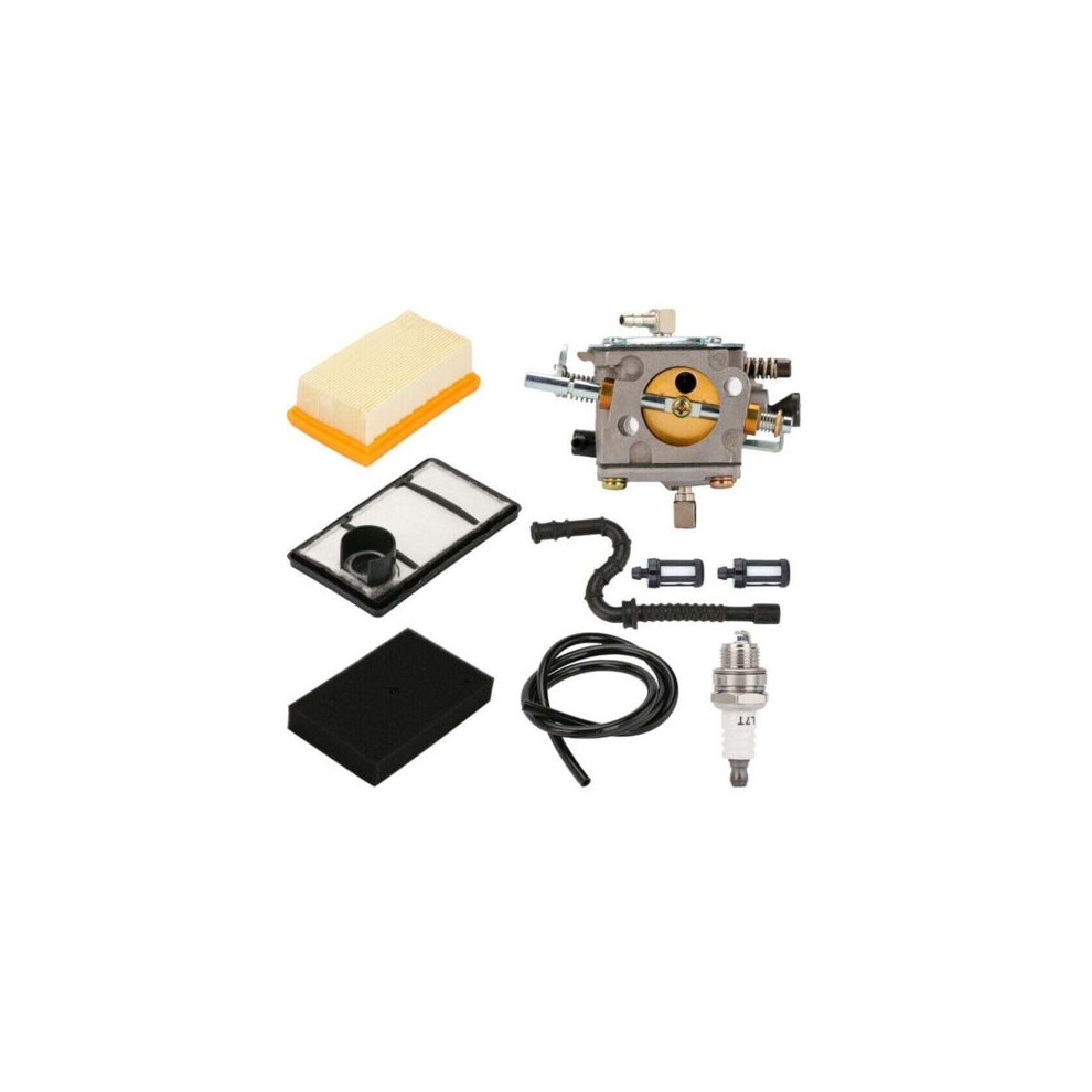 Carburetor For Stihl Ts400 Concrete Saw. Replaces Tillotson Hs-274E 4223 120 0652, With Air Filter And Spark Plug. 5463575025123