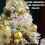 Red and White Christmas Tree Ornament with Lights, Mini 4