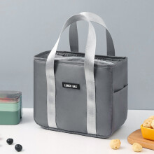 Sac à lunch isotherme réutilisable avec poche latérale