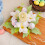 Påskeegglysestake med blomsterdesign 1