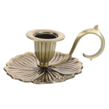 Vintage bronse Chamberstick lysholder