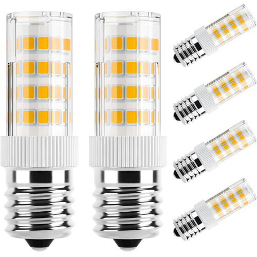 Bec LED E17 pentru electrocasnice, 4W, 3000K, pachet de 2 1