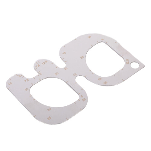 Leather Cutting Angles Ruler Stainless Steel Cutting Tool