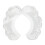 Women Decorative Collar Embroidery Artificial Pearls-White 1