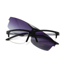 Unisex Outdoor Sunglasses Providing Eye-Black frame double g