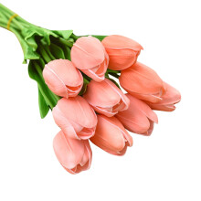 Lot de 5 tulipes artificielles réalistes de 34 cm