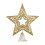 Lighted Iron Star Tree Topper 27x23cm 2