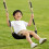 Comfortable Plastic Childrens Swing Seat Kids Swing Set Support 7