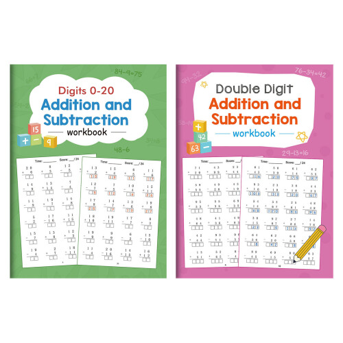 Colorful Mathematics Operations Exercise-Twodigit addition a 1