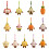 Petit porte-clés en forme de fruit en peluche, jouet-06 2