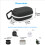 Earbud Organizers With Hard Case and Convenient Clip On 3