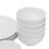 18-Piece White Porcelain Dinnerware Set for 6 5